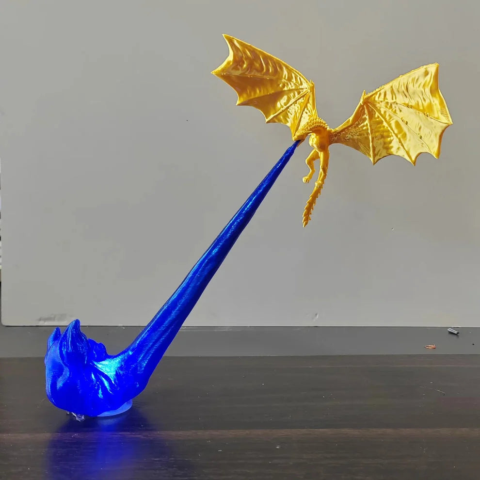 Dragon Breath Flame Night Light Decor