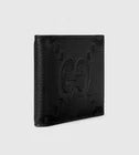 Gucci GG Jumbo Black Leather Wallet – Men's Bi-Fold Wallet – 8 Card Slots – Made in Italy