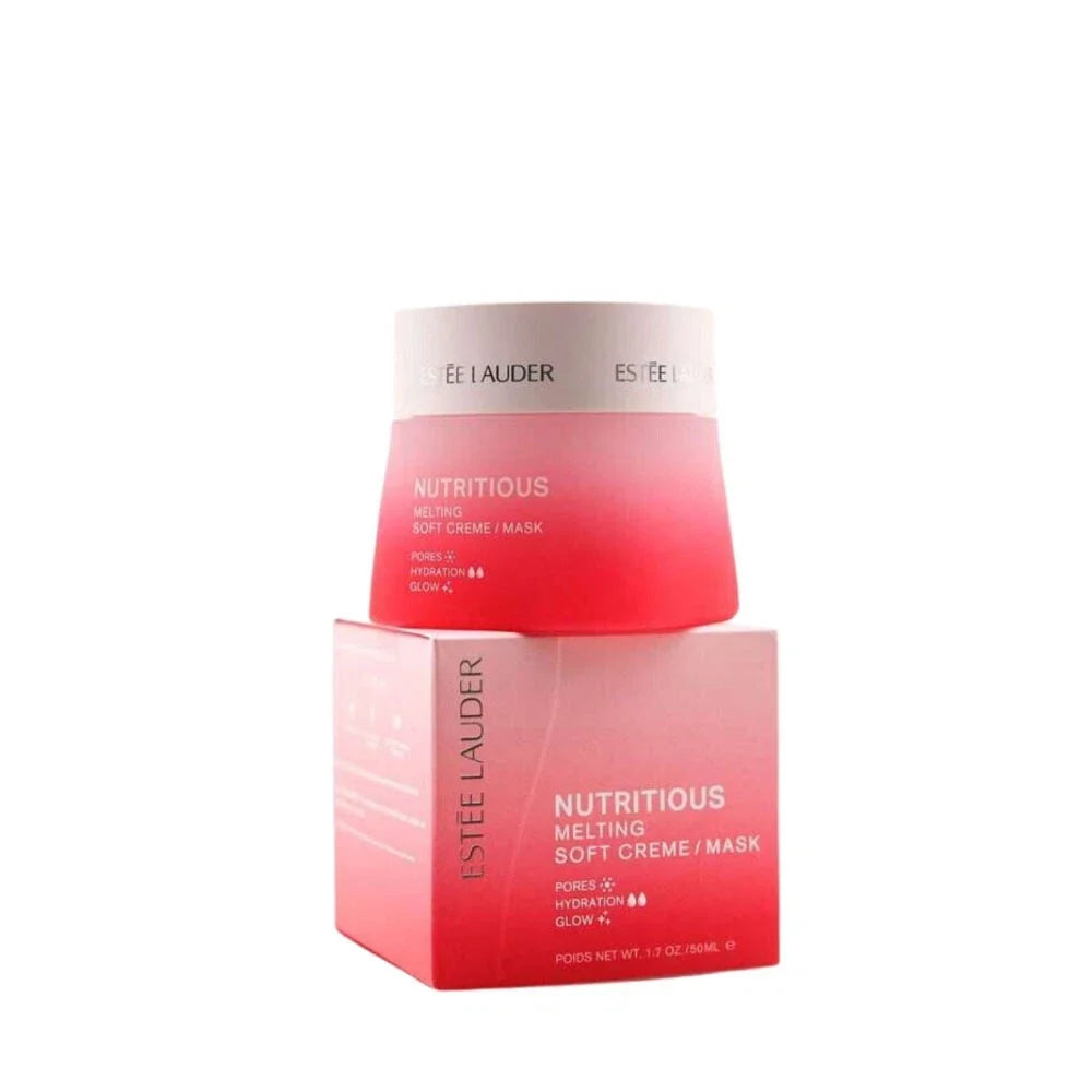 Estée Lauder Nutritious Melting Soft Creme/Mask Moisturizer 50ml / 1.7 oz – Hydrating Face Cream